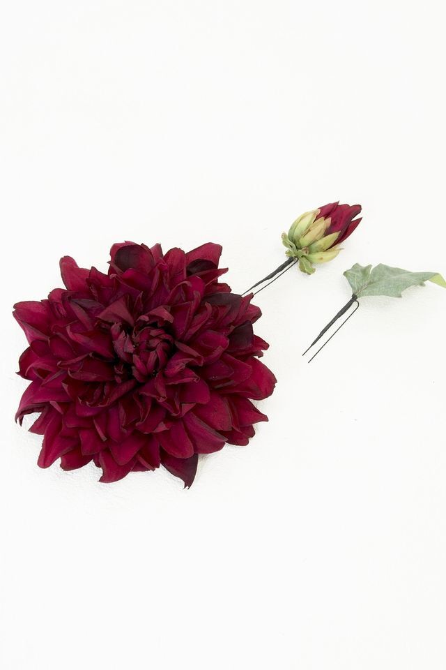 【コサージュ＆髪飾り・2WAYタイプ】プリンセスダリア/パープル