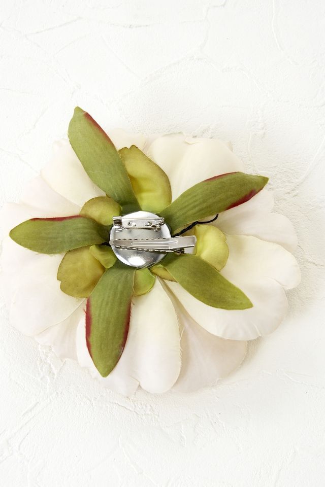 【コサージュ＆髪飾り・2WAYタイプ】ヨーロピアン／アイボリー