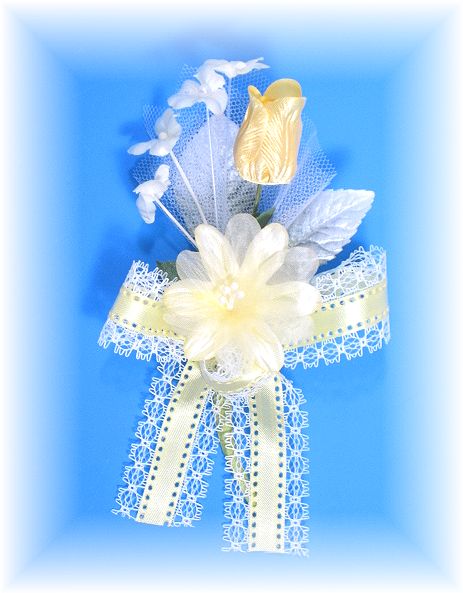 【アートフラワーパーツ・造花・染花・布花】ソフトチュール（小）／ホワイト