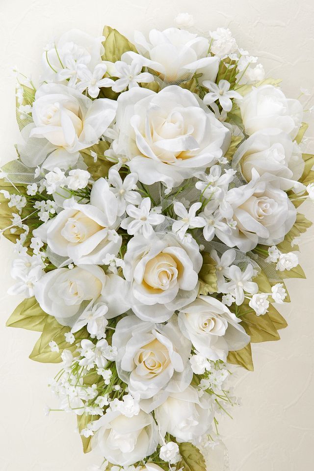 ウェディングブーケ手作りキット】プリンセスローズブーケキット