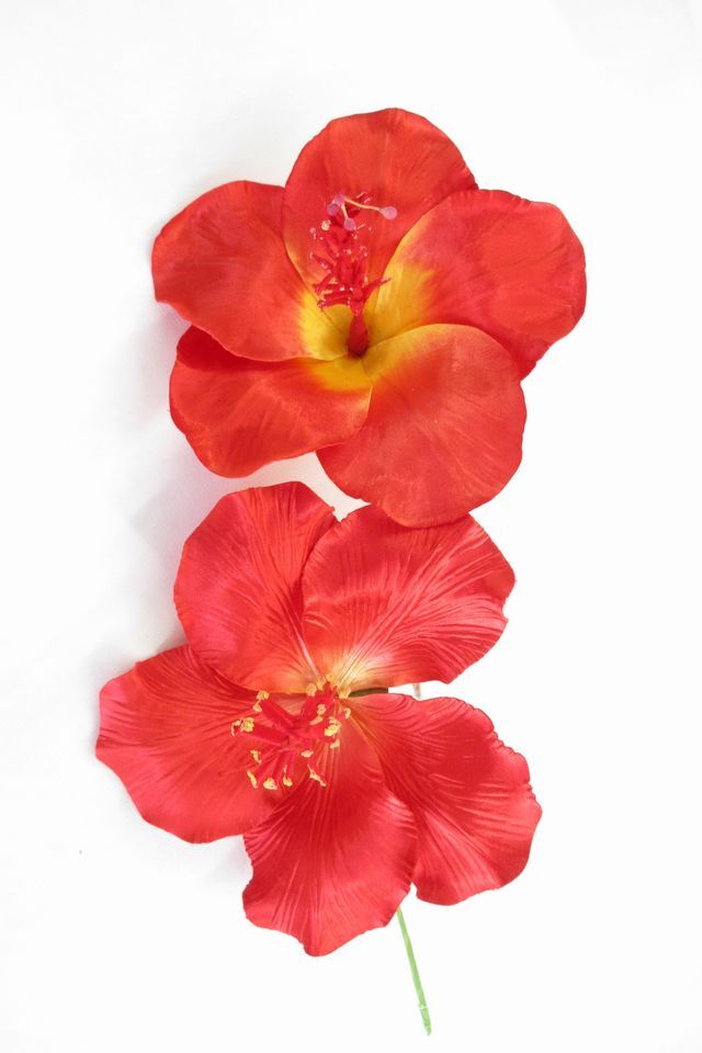 【アートフラワーパーツ・造花・染花・布花】ハイビスカス