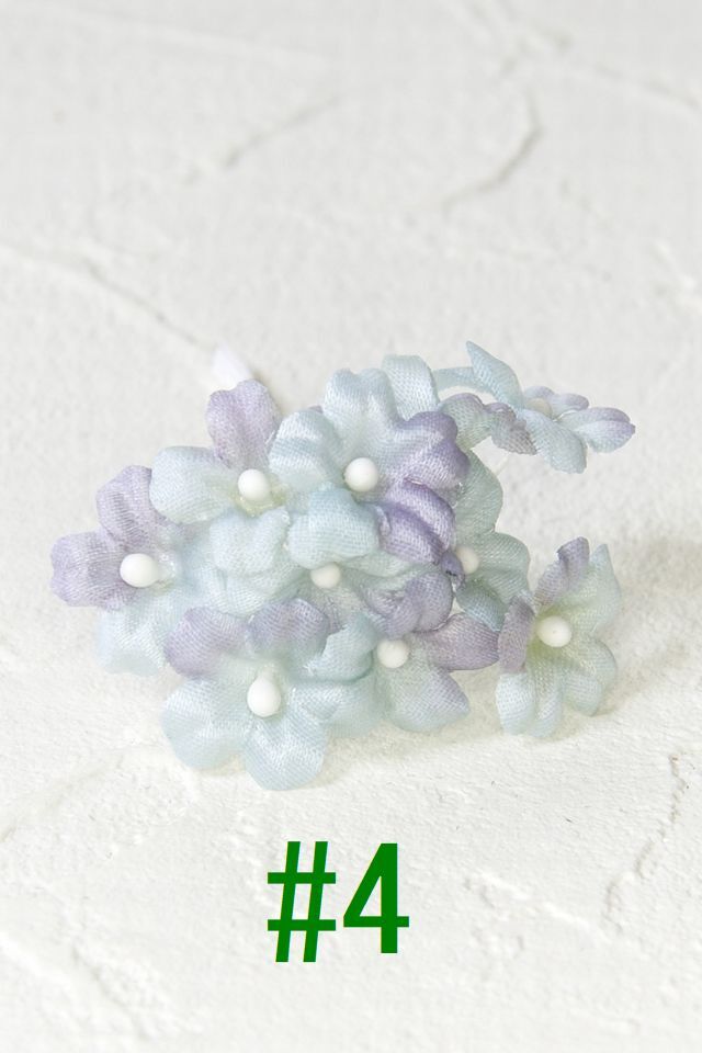 【アートフラワーパーツ・造花・染花・布花】ベビーカスミ（10輪/1束）