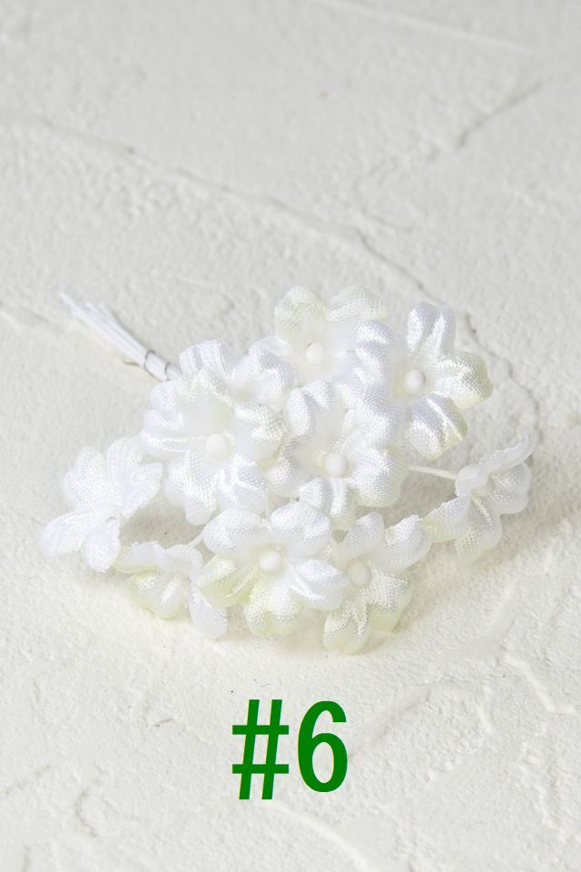 【アートフラワーパーツ・造花・染花・布花】ベビーカスミ（10輪/1束）