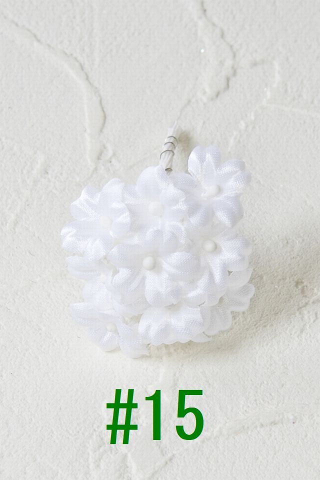 【アートフラワーパーツ・造花・染花・布花】ベビーカスミ（10輪/1束）