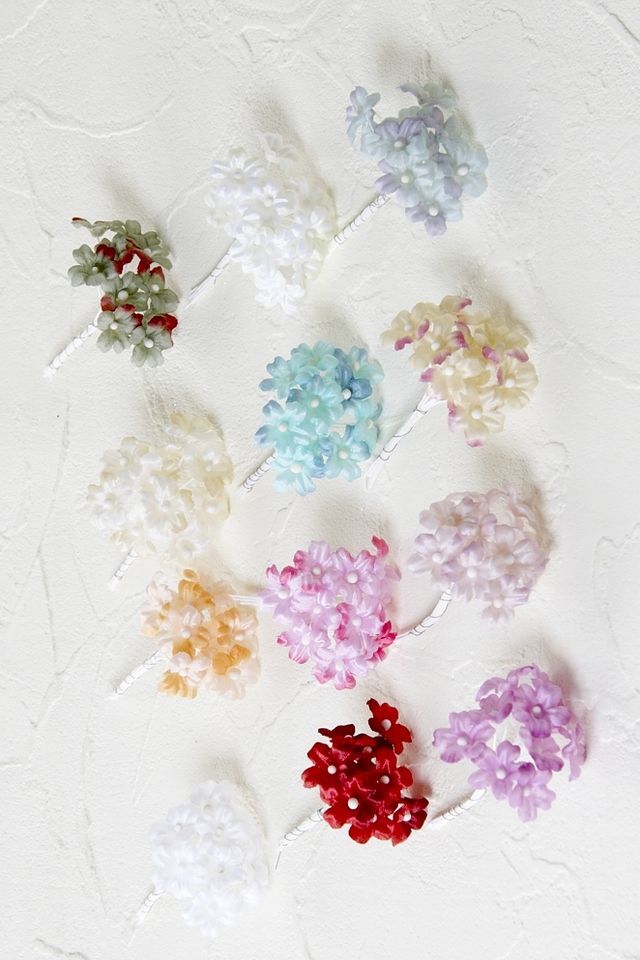 【アートフラワーパーツ・造花・染花・布花】ベビーカスミ（10輪/1束）