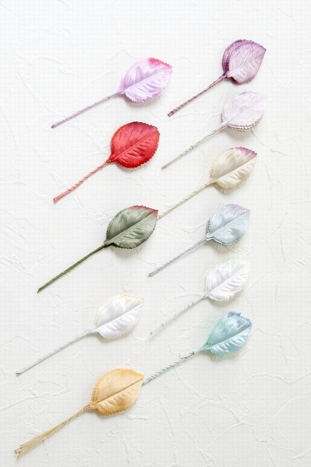 【アートフラワーパーツ・造花・染花・布花】アートリーフ