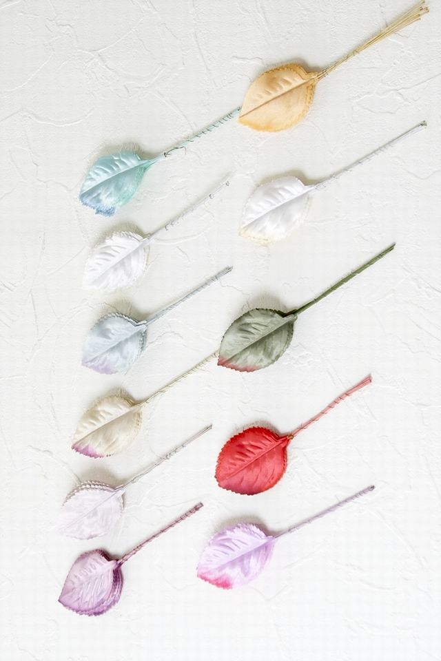 【アートフラワーパーツ・造花・染花・布花】アートリーフ