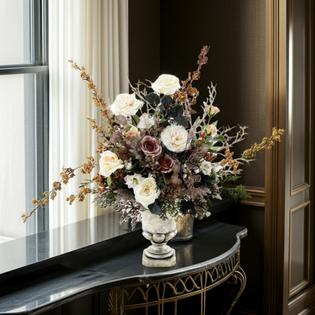 造花・アートフラワープレミアムアレンジメント】アレンジ・デ