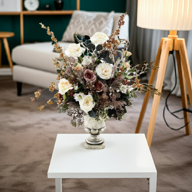 【造花・アートフラワープレミアムアレンジメント】アレンジ・デ・アマンド