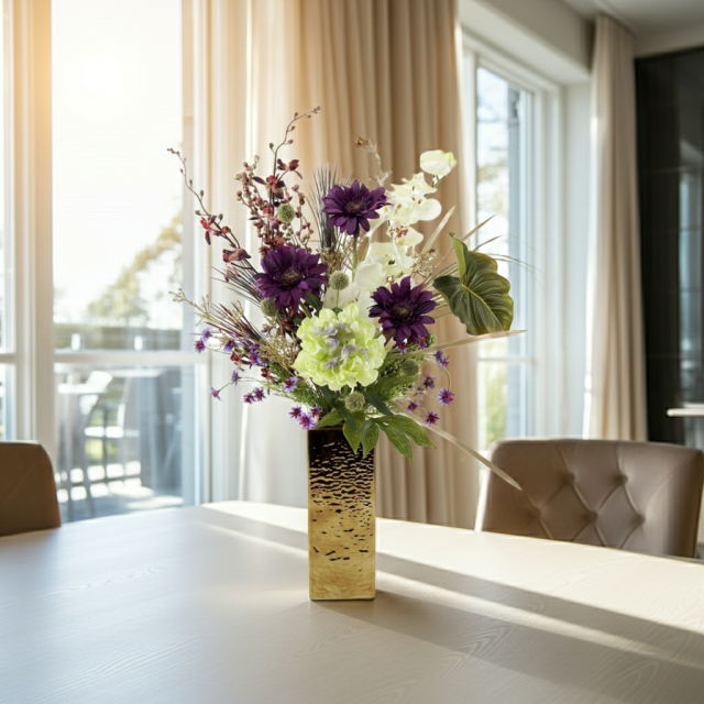 【造花・インテリアブーケアレンジ・アートフラワーアレンジメント】トレゾア