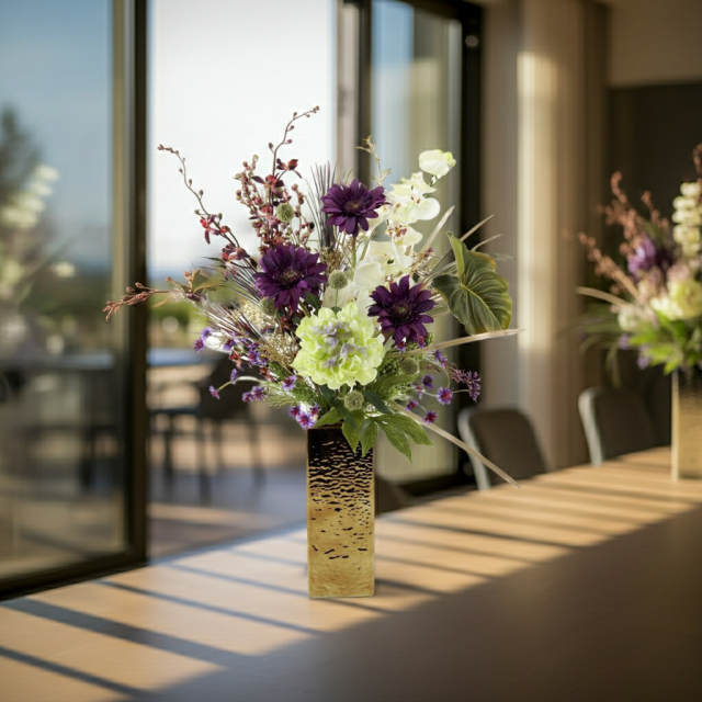 【造花・インテリアブーケアレンジ・アートフラワーアレンジメント】トレゾア