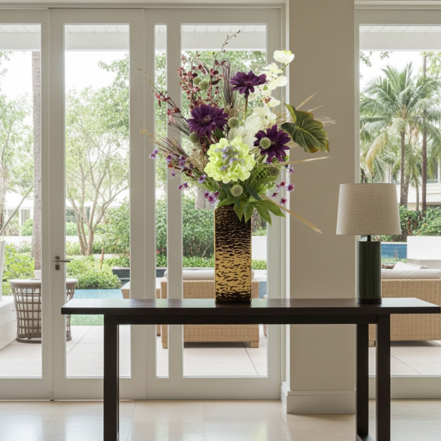 【造花・インテリアブーケアレンジ・アートフラワーアレンジメント】トレゾア