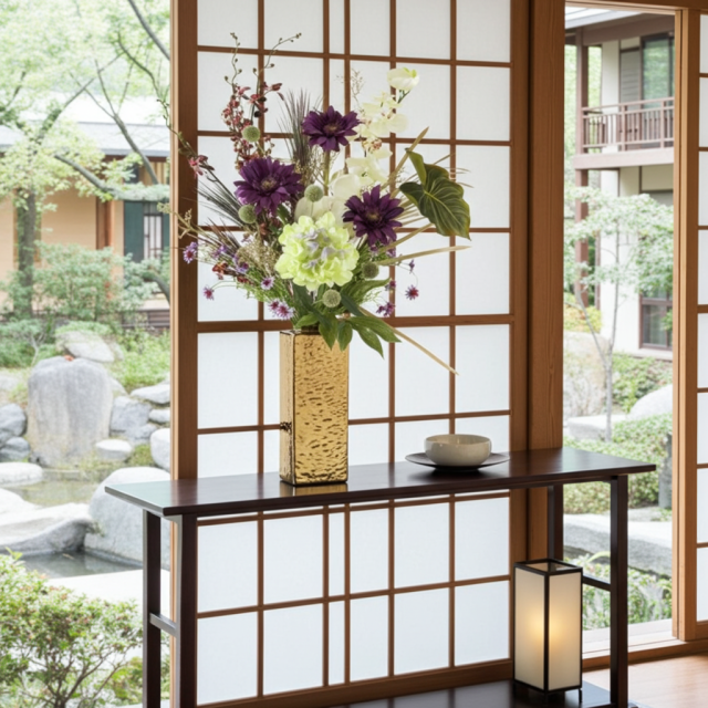 造花・インテリアブーケアレンジ・アートフラワーアレンジメント