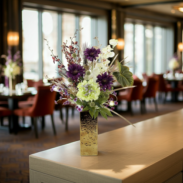 【造花・インテリアブーケアレンジ・アートフラワーアレンジメント】トレゾア