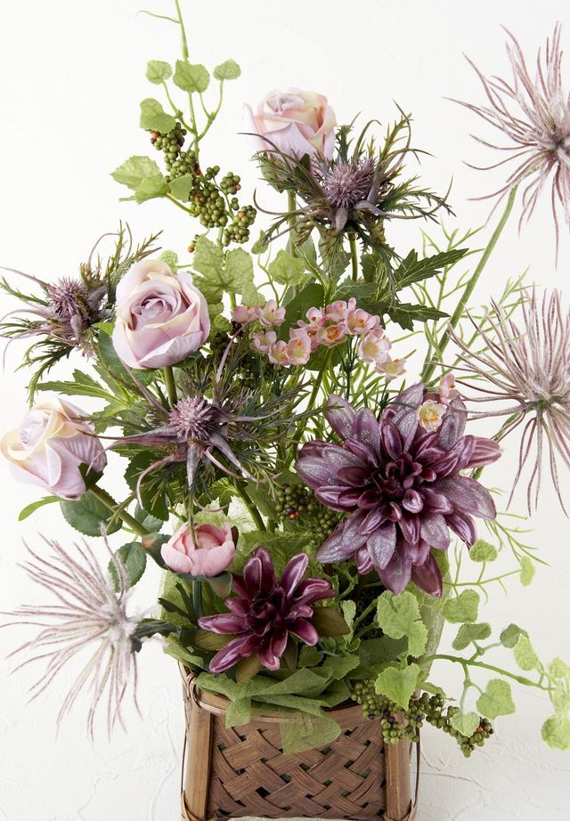 【造花・和モダン・和風アレンジメント】 琉奈−runa