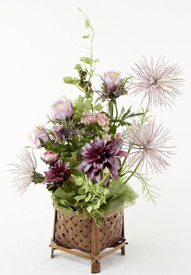 【造花・和モダン・和風アレンジメント】 琉奈−runa