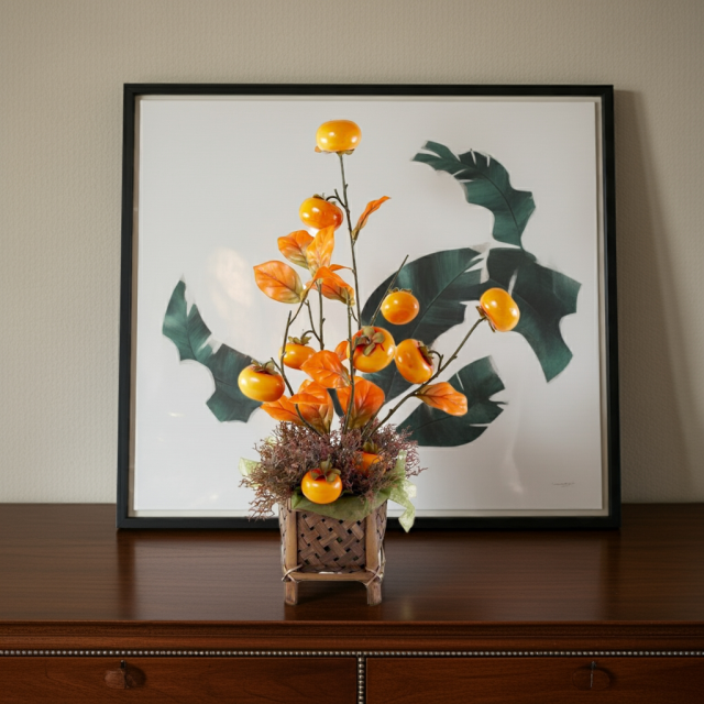 【造花・和モダン・和風アレンジメント】 草紅葉−kusamomiji