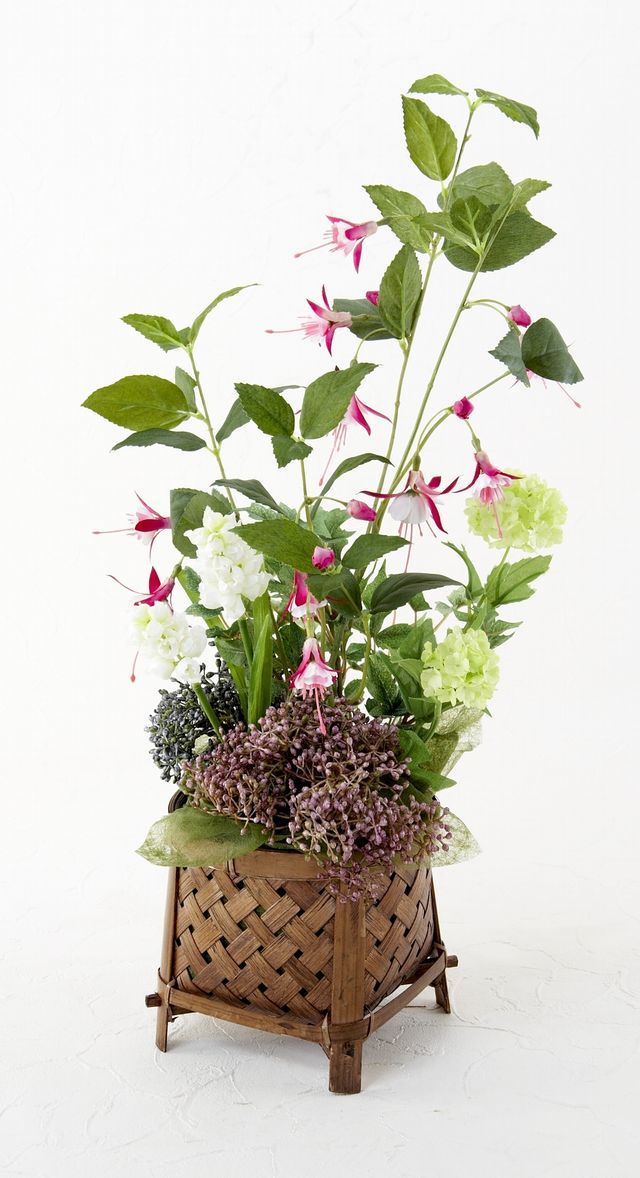 【造花・和モダン・和風アレンジメント】美咲−misaki