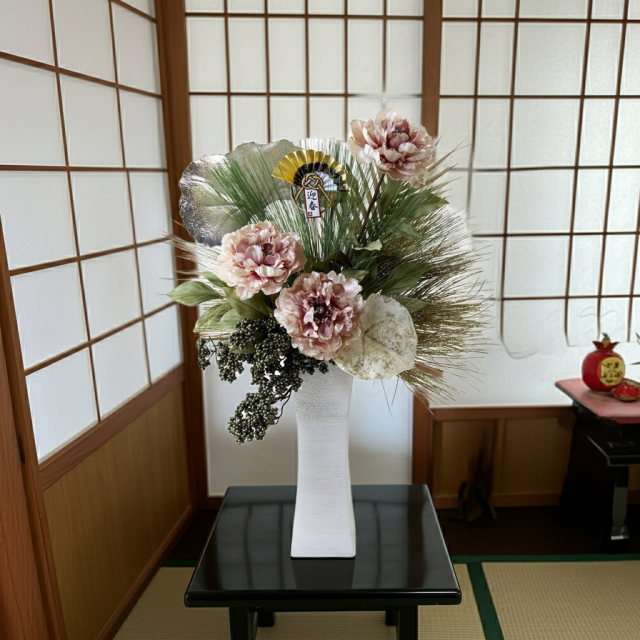 造花・ジャパニーズモダンアレンジメント・アートフラワー