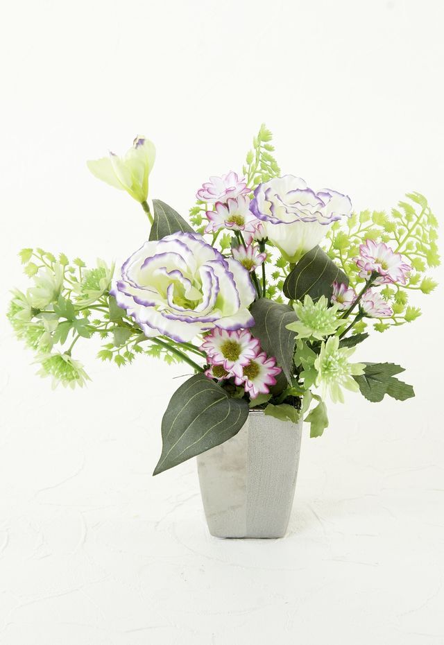 【造花・アーティフィシャルフラワー・和モダン・和風アレンジメント】凛−rin