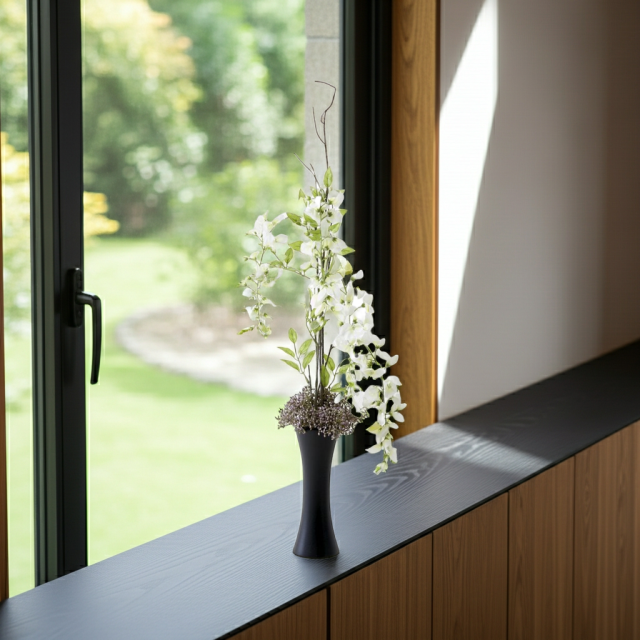 【造花・和モダン・和風アレンジメント】白津雌−sirodume