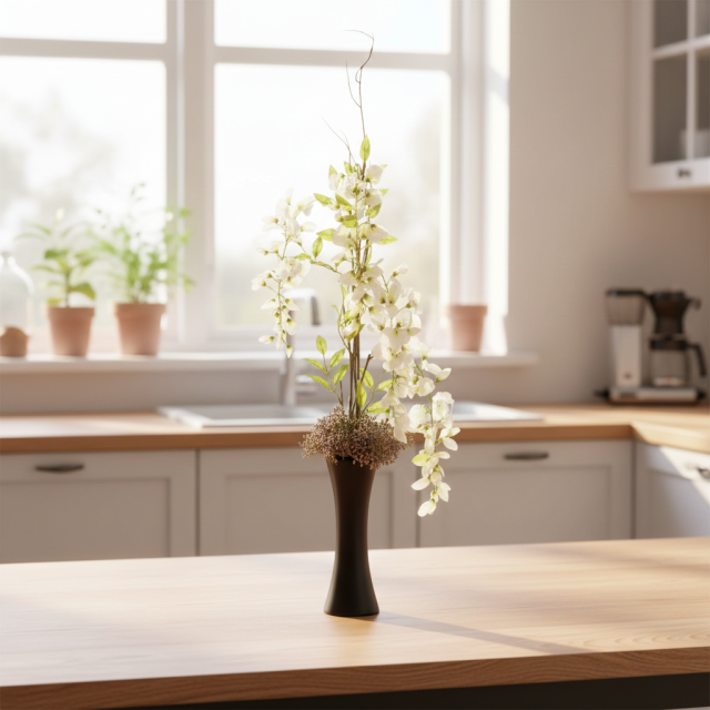 【造花・和モダン・和風アレンジメント】白津雌−sirodume