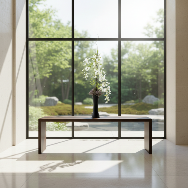 【造花・和モダン・和風アレンジメント】白津雌−sirodume