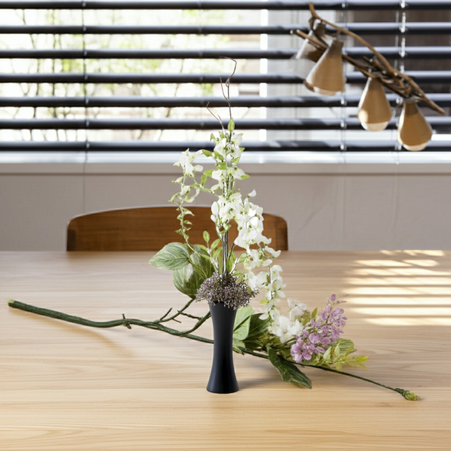 【造花・和モダン・和風アレンジメント】白津雌−sirodume