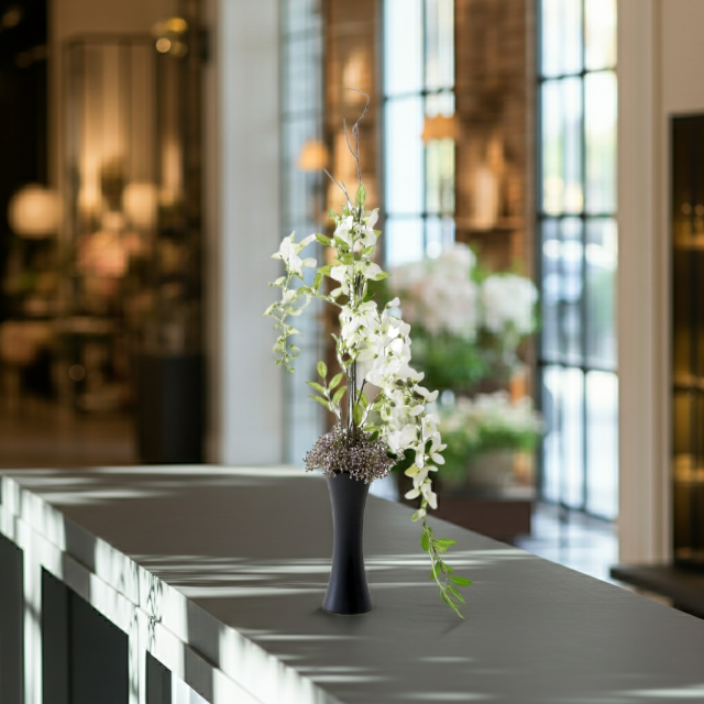 【造花・和モダン・和風アレンジメント】白津雌−sirodume