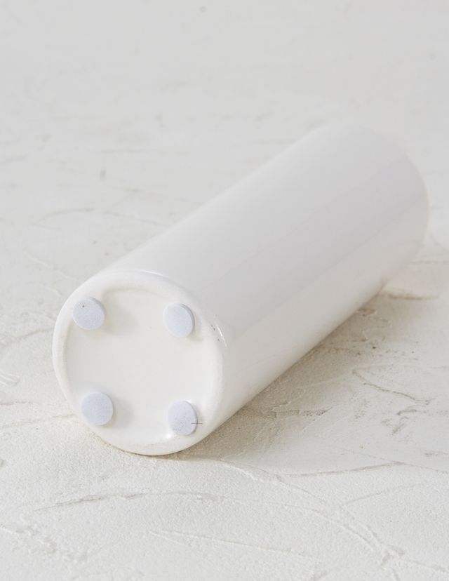 【造花用花器】ホワイトスリムフラワーベースＳ／白