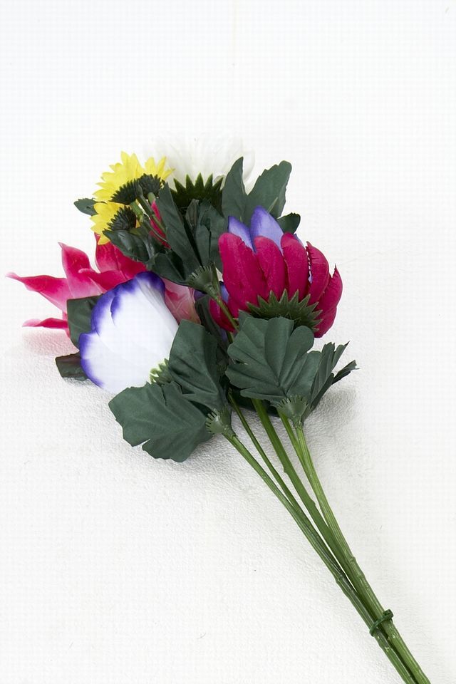 【お墓・仏壇用造花】エコ供花−１束タイプ（鉄心不使用仏花）
