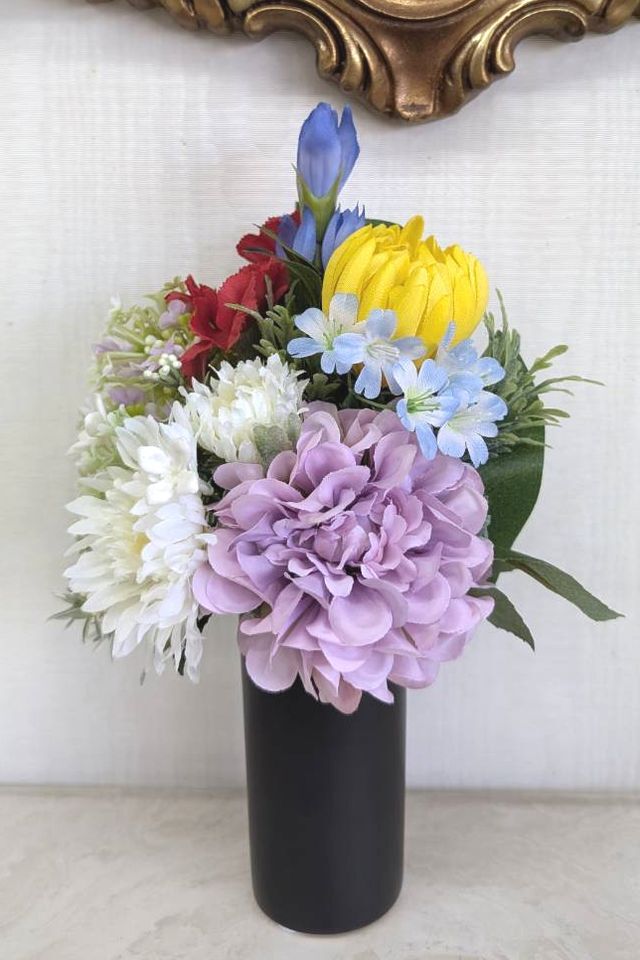 アーティフィシャルフラワー・造花 お仏壇向けリトル仏花・ミニ