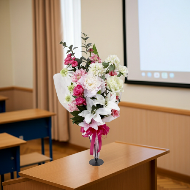 【贈答・贈呈用花束・造花花束・豪華花束】プロポーズ・記念日など記憶に残る枯れないフラワーギフト／アフロディーテブーケ