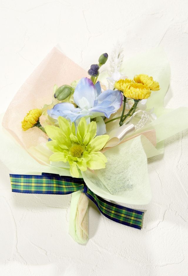 【造花ミニ花束】手のひらブーケ８４