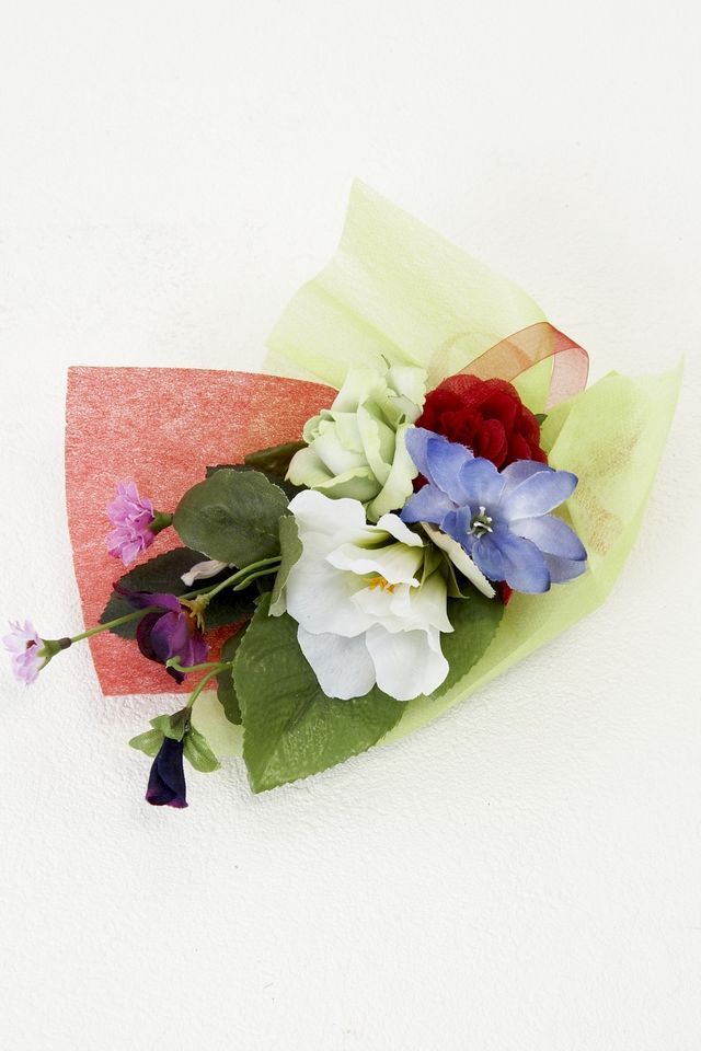 【造花ミニ花束】手のひらブーケ９