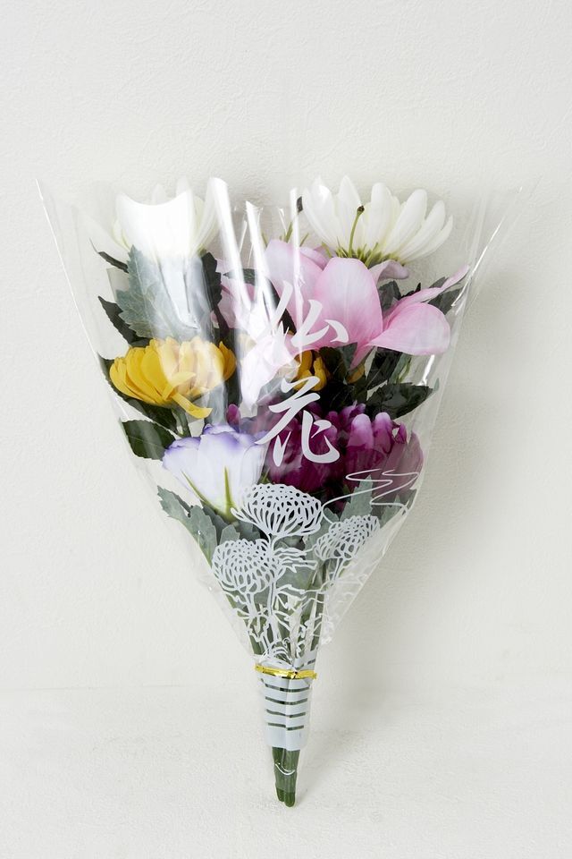 【お墓・仏壇用造花】Newエコ供花２束セットD−1対タイプ（鉄心不使用仏花/ブッシュタイプ）