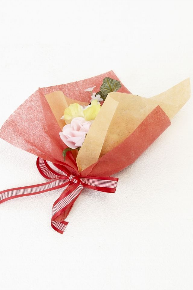 【造花ミニ花束】手のひらブーケ−Lサイズ