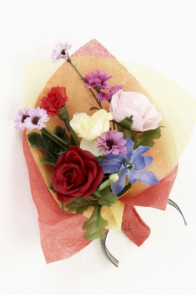 【造花ミニ花束】手のひらブーケ−Lサイズ