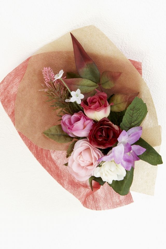 【造花ミニ花束】手のひらブーケ−Lサイズ