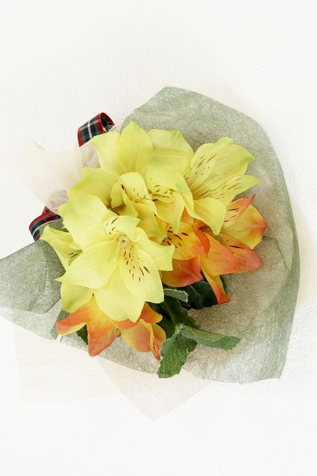 【造花ミニ花束】手のひらブーケ−Lサイズ