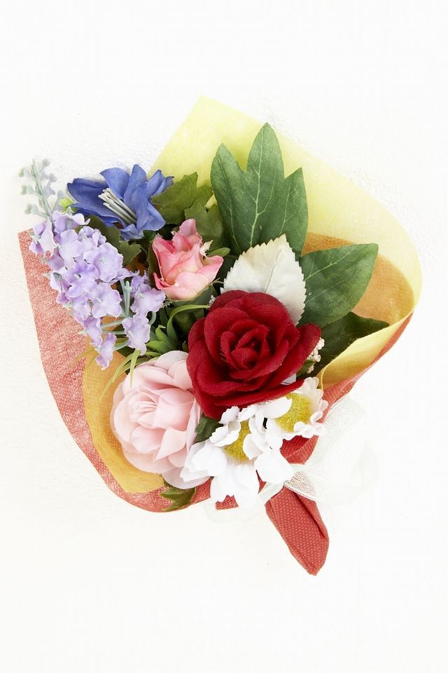 【造花ミニ花束】手のひらブーケ−Lサイズ