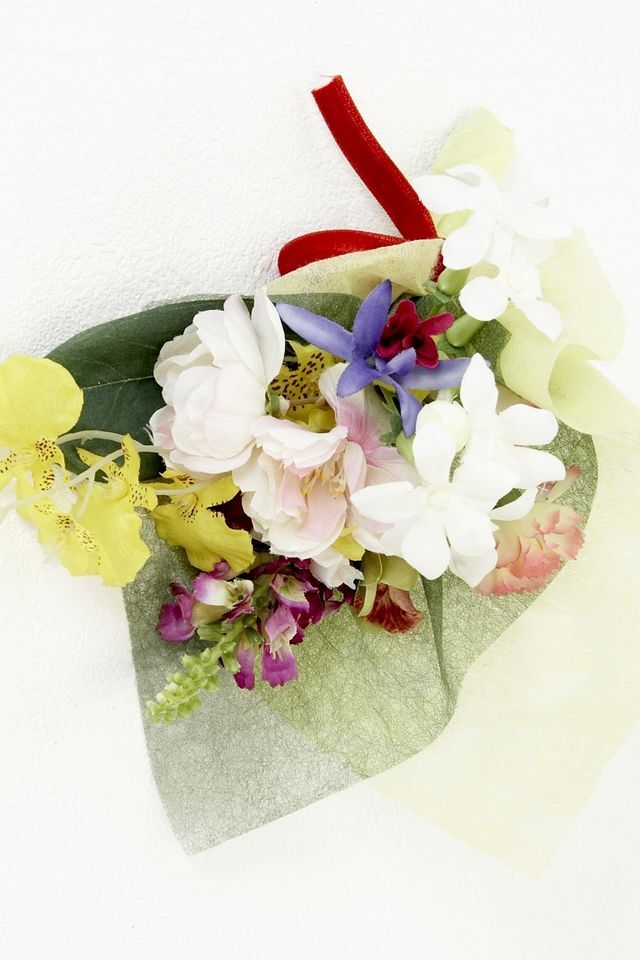 【造花ミニ花束】手のひらブーケ−Lサイズ