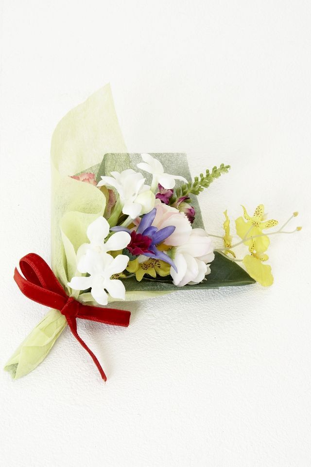 【造花ミニ花束】手のひらブーケ−Lサイズ