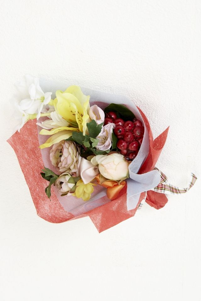 【造花ミニ花束】手のひらブーケ−Lサイズ