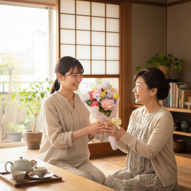 【一点もの】造花 花束｜ラグジュアリー アーティフィシャルフラワー ブーケ（チューリップ・ピオニー・カーネーション）特別な贈り物に