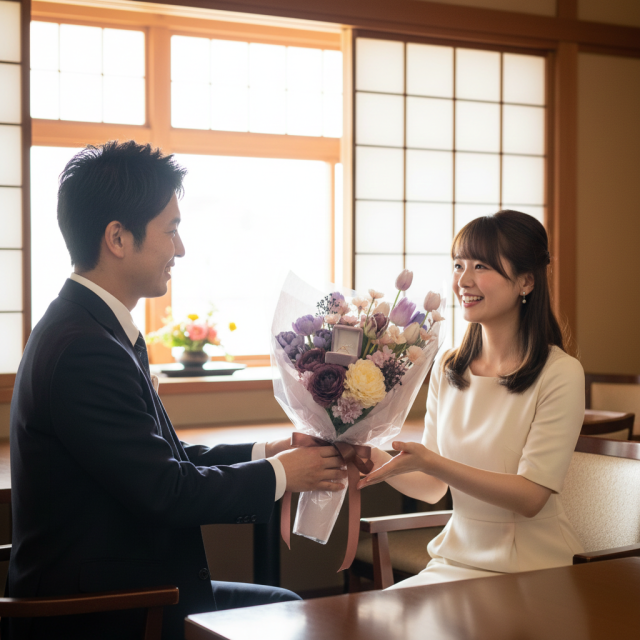 【一点もの】ラグジュアリーパステルブーケ 〜 チューリップと芍薬が彩る上質なアーティフィシャルフラワー 〜