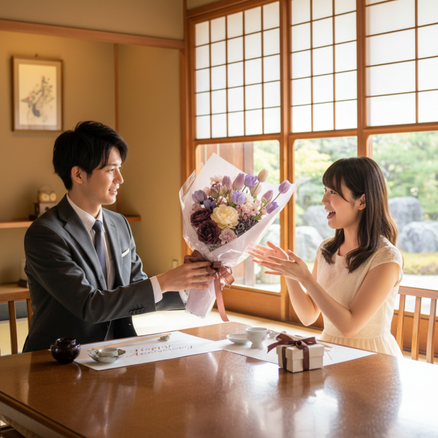 【一点もの】ラグジュアリーパステルブーケ 〜 チューリップと芍薬が彩る上質なアーティフィシャルフラワー 〜