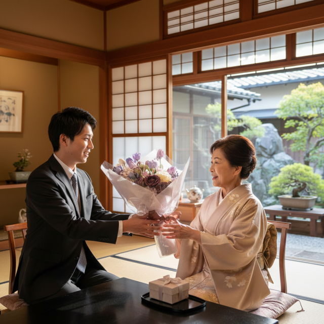 【一点もの】ラグジュアリーパステルブーケ 〜 チューリップと芍薬が彩る上質なアーティフィシャルフラワー 〜