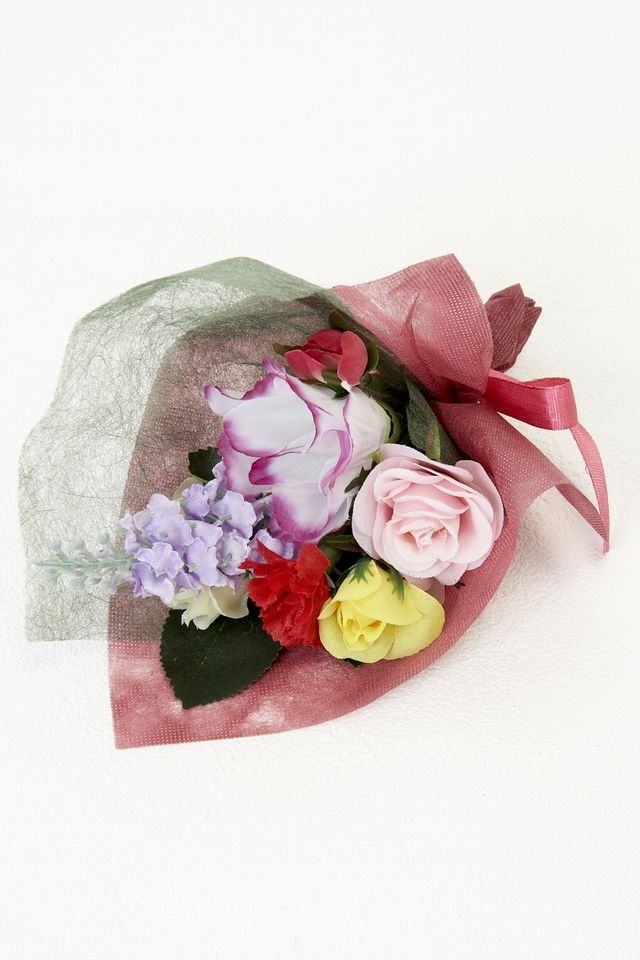 【造花ミニ花束】手のひらブーケ４