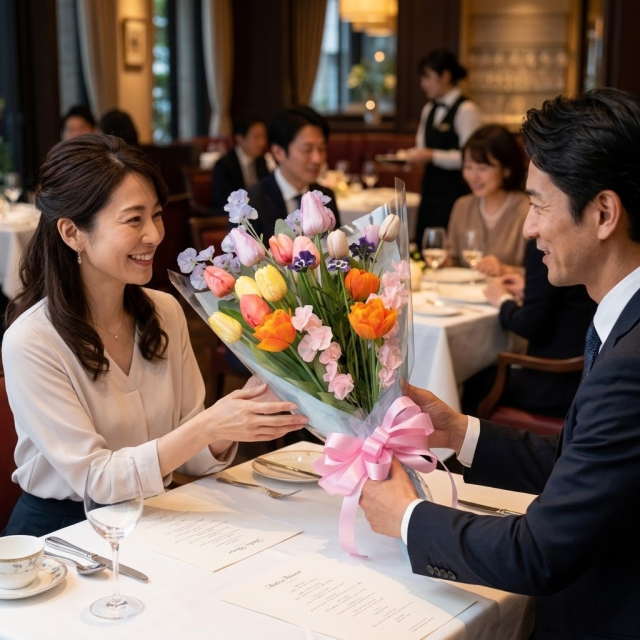 【一点もの】永遠に色褪せない感動｜爽やかで気品ある極上シトラスマルチカラーブーケ（誕生日・就任栄転祝い・開店祝い）